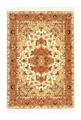 Perzisch tapijt - Tabriz - Royal - 144 x 100 cm - beige