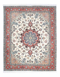 Perzisch tapijt - Tabriz - Royal - 193 x 158 cm - beige