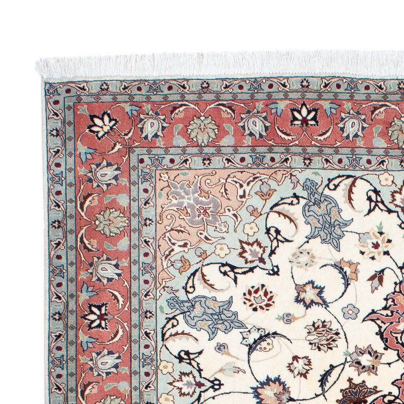 Perzisch tapijt - Tabriz - Royal - 193 x 158 cm - beige