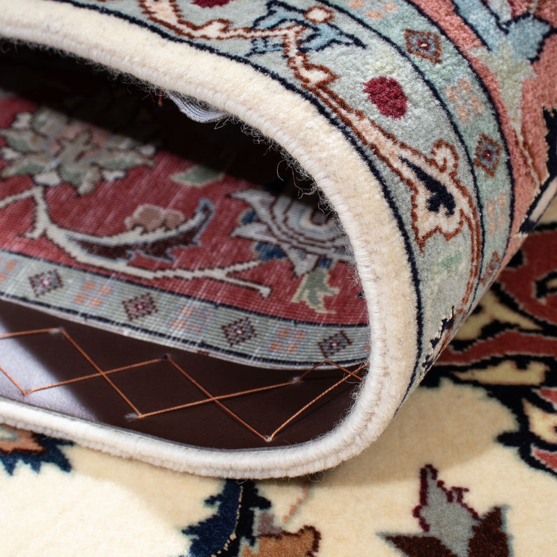 Perzisch tapijt - Tabriz - Royal - 193 x 158 cm - beige