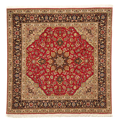 Perzisch tapijt - Tabriz - Royal vierkant  - 203 x 203 cm - rood