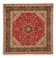 Tabriz - 50 Raj Tapijt 203x203cm - Perzisch tapijt