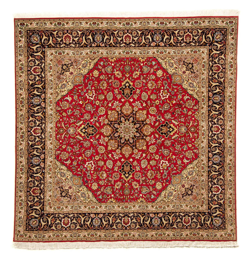 Perzisch tapijt - Tabriz - Royal vierkant  - 203 x 203 cm - rood