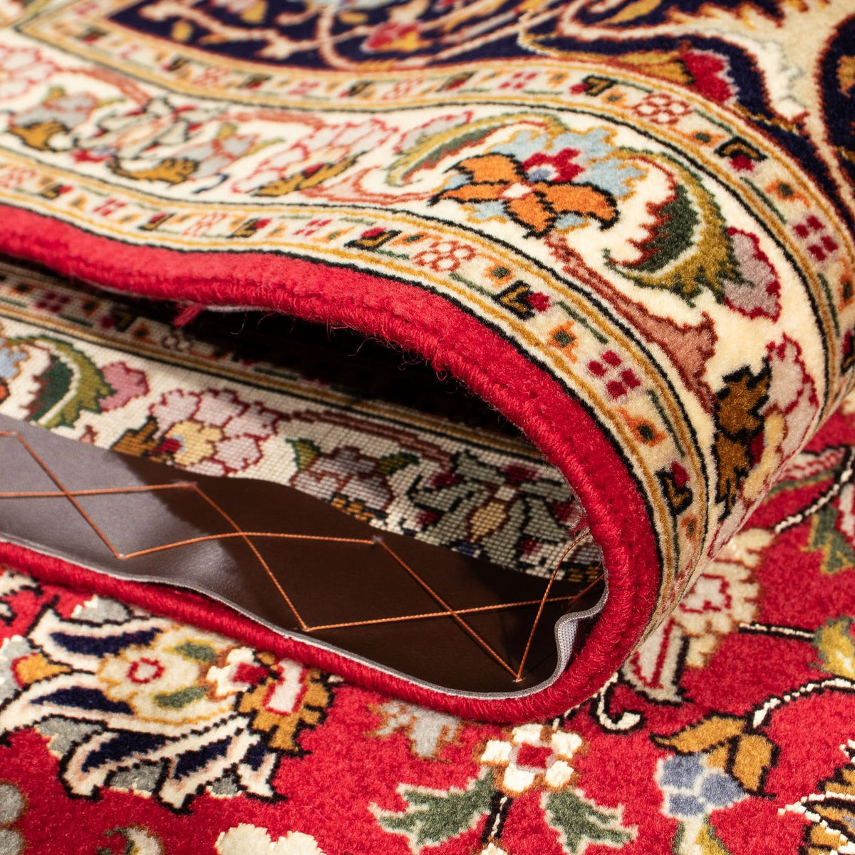 Perzisch tapijt - Tabriz - Royal vierkant  - 203 x 203 cm - rood