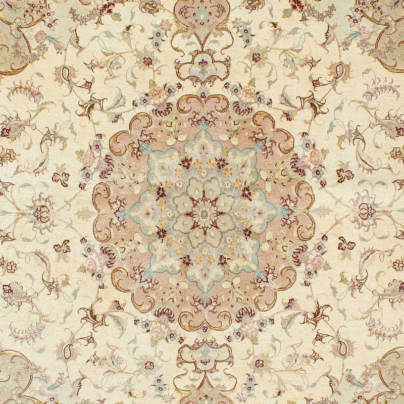 Perzisch tapijt - Tabriz - Royal - 208 x 156 cm - beige