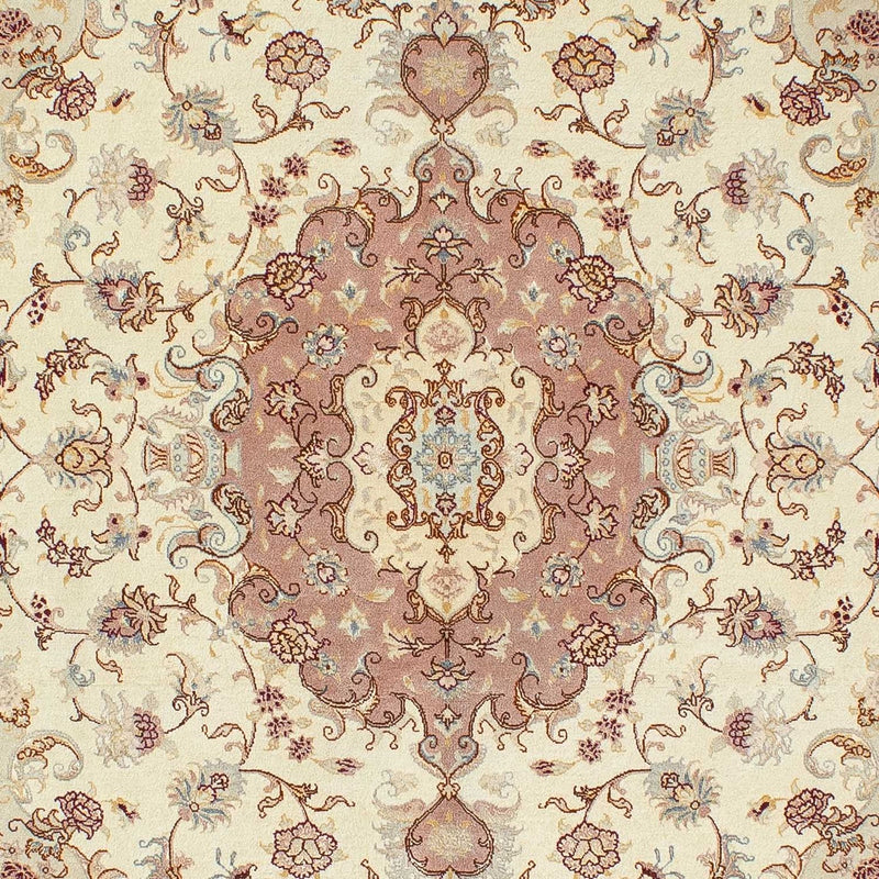 Perzisch tapijt - Tabriz - Royal - 196 x 149 cm - beige