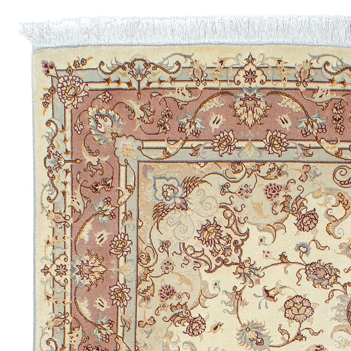 Perzisch tapijt - Tabriz - Royal - 196 x 149 cm - beige