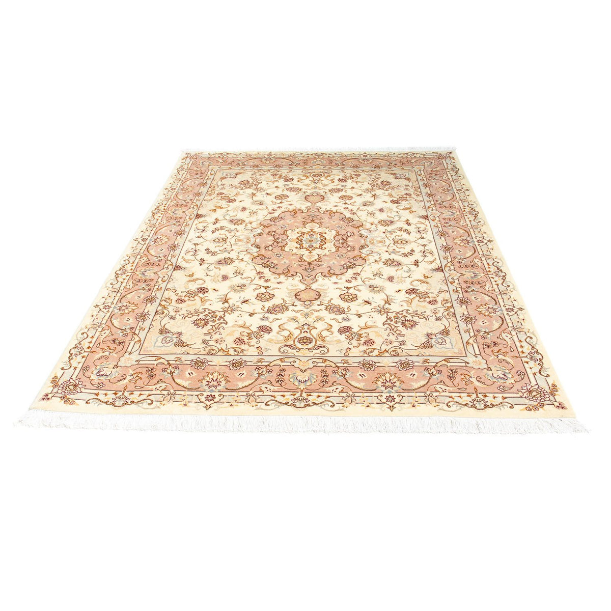 Perzisch tapijt - Tabriz - Royal - 196 x 149 cm - beige