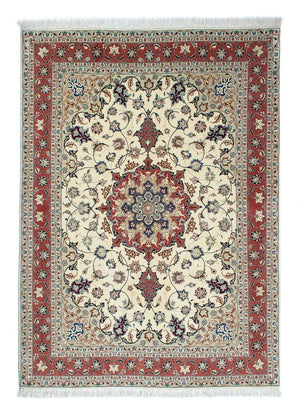 Perzisch tapijt - Tabriz - Royal - 201 x 156 cm - beige