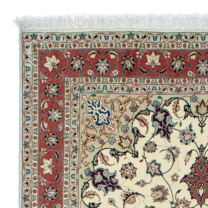Perzisch tapijt - Tabriz - Royal - 201 x 156 cm - beige