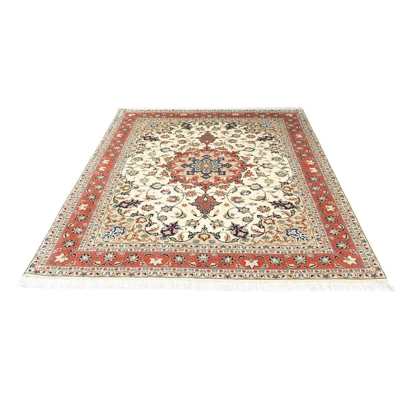Perzisch tapijt - Tabriz - Royal - 201 x 156 cm - beige