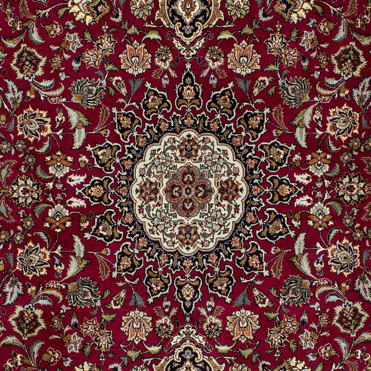 Perzisch tapijt - Tabriz - Royal - 213 x 152 cm - donkerrood
