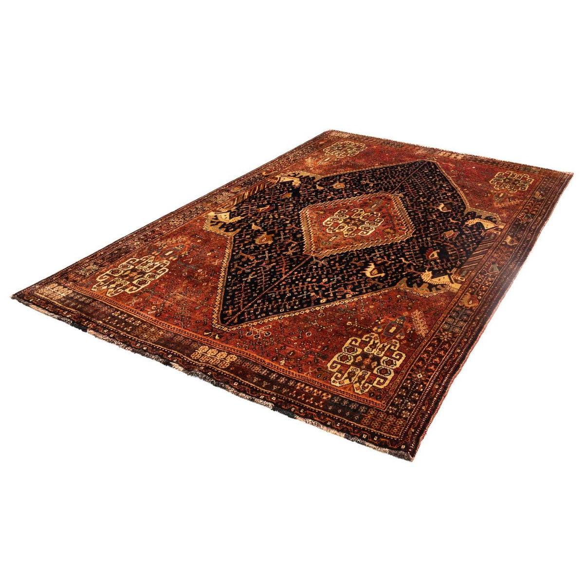 Perzisch Tapijt - Nomadisch - 241 x 157 cm - donkerblauw