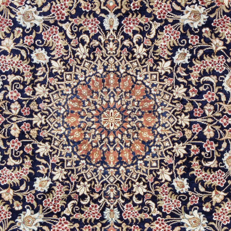 Perzisch tapijt - Ghom - 82 x 57 cm - donkerrood