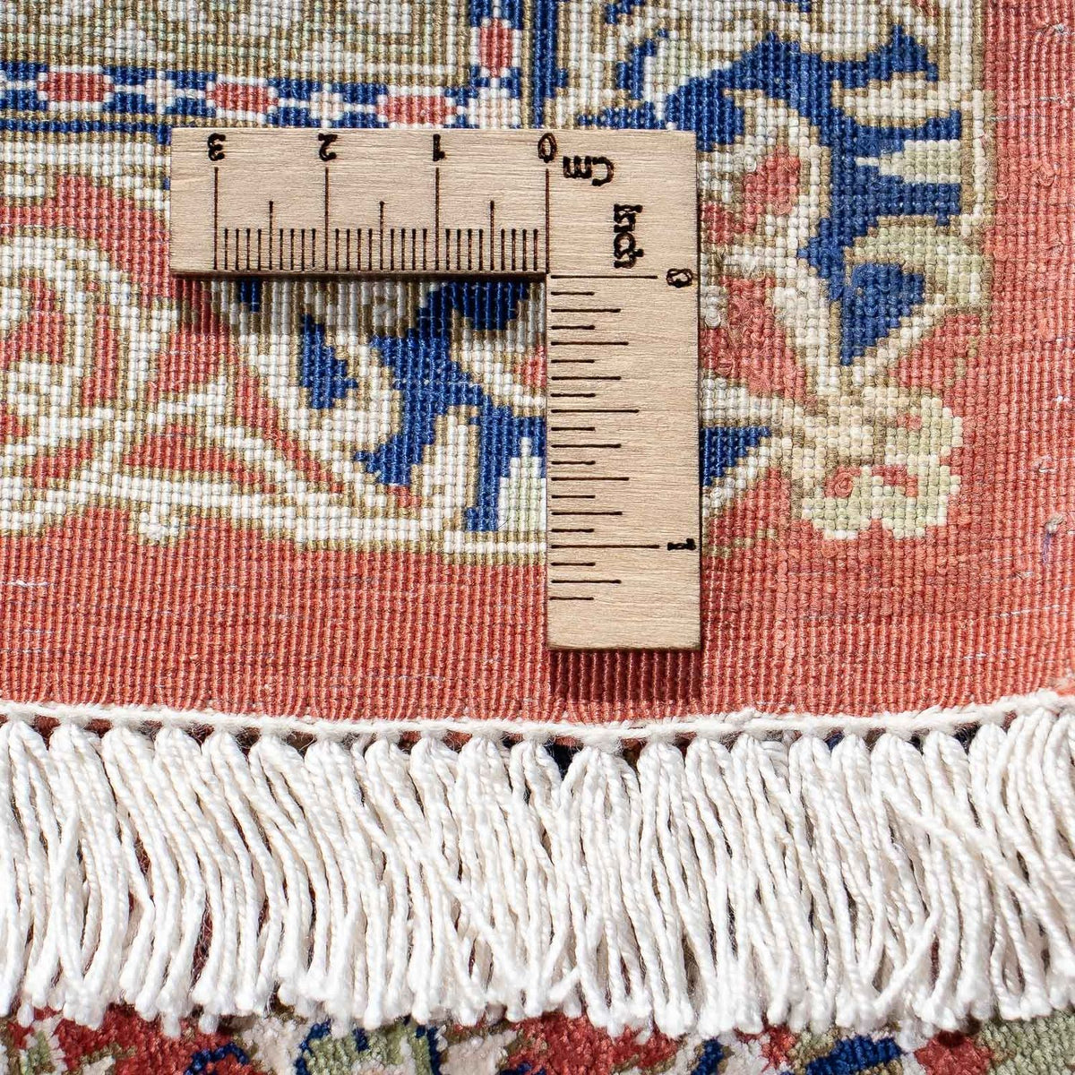 Perzisch tapijt - Ghom - 86 x 60 cm - roest