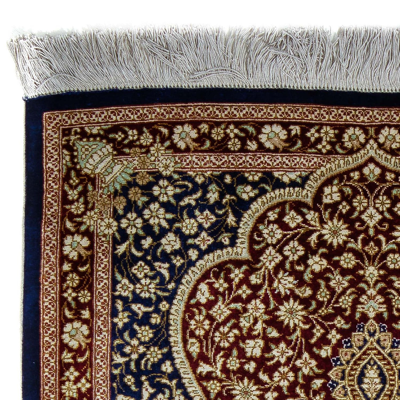 Qom Tapijt 93x60cm - Perzisch tapijt