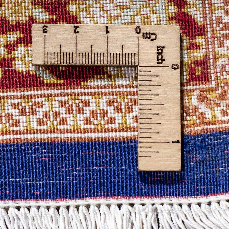 Perzisch tapijt - Ghom - 93 x 60 cm - donkerblauw