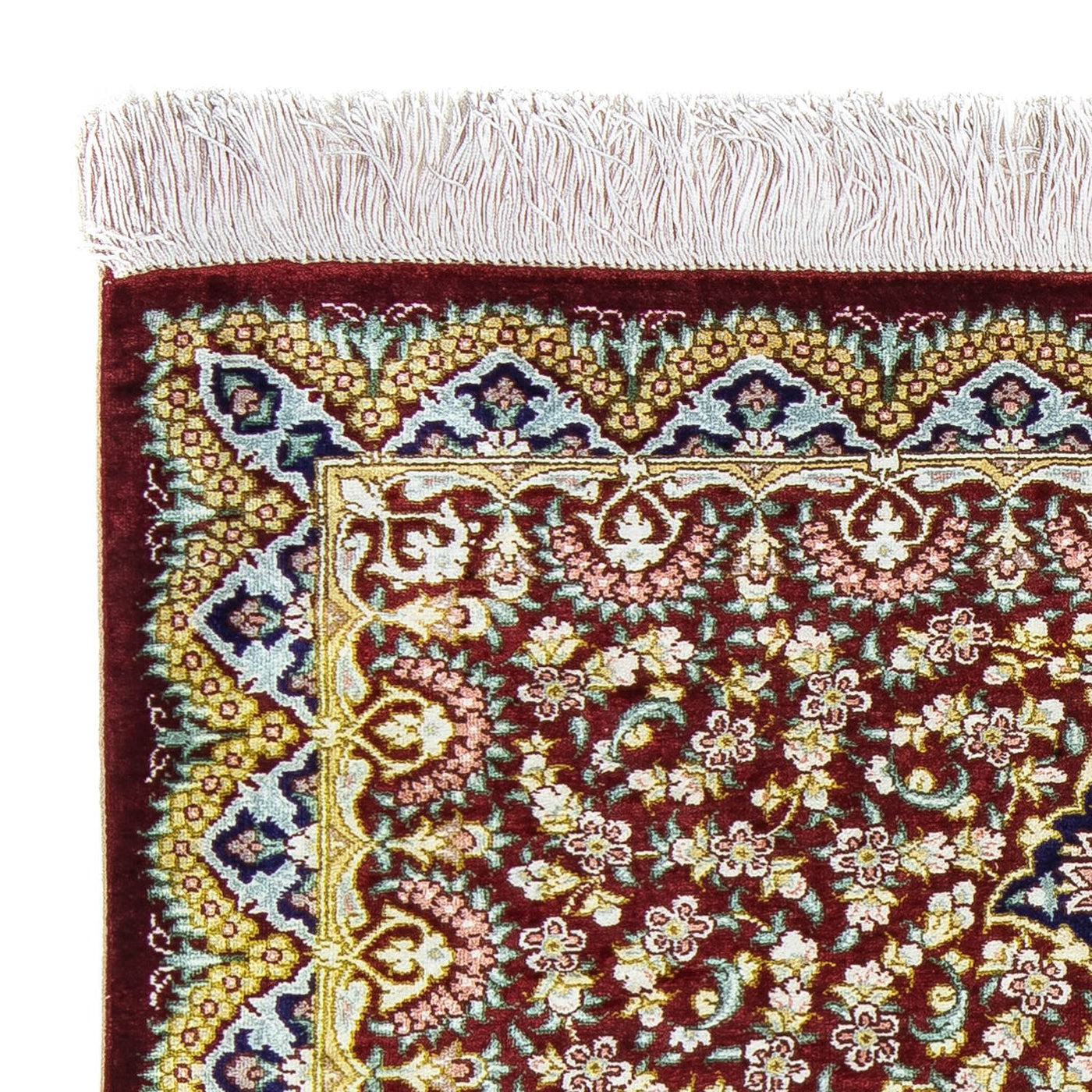 Qom Tapijt 78x57cm - Perzisch tapijt