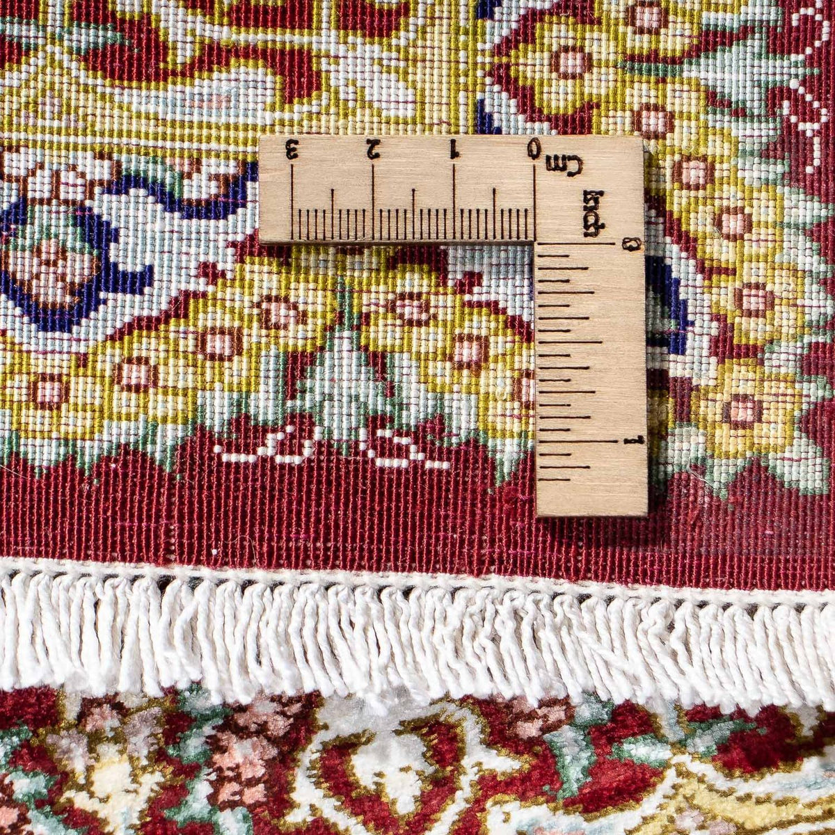 Perzisch tapijt - Ghom - 78 x 57 cm - veelkleurig