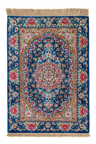 Qom Tapijt 55x80cm - Perzisch tapijt