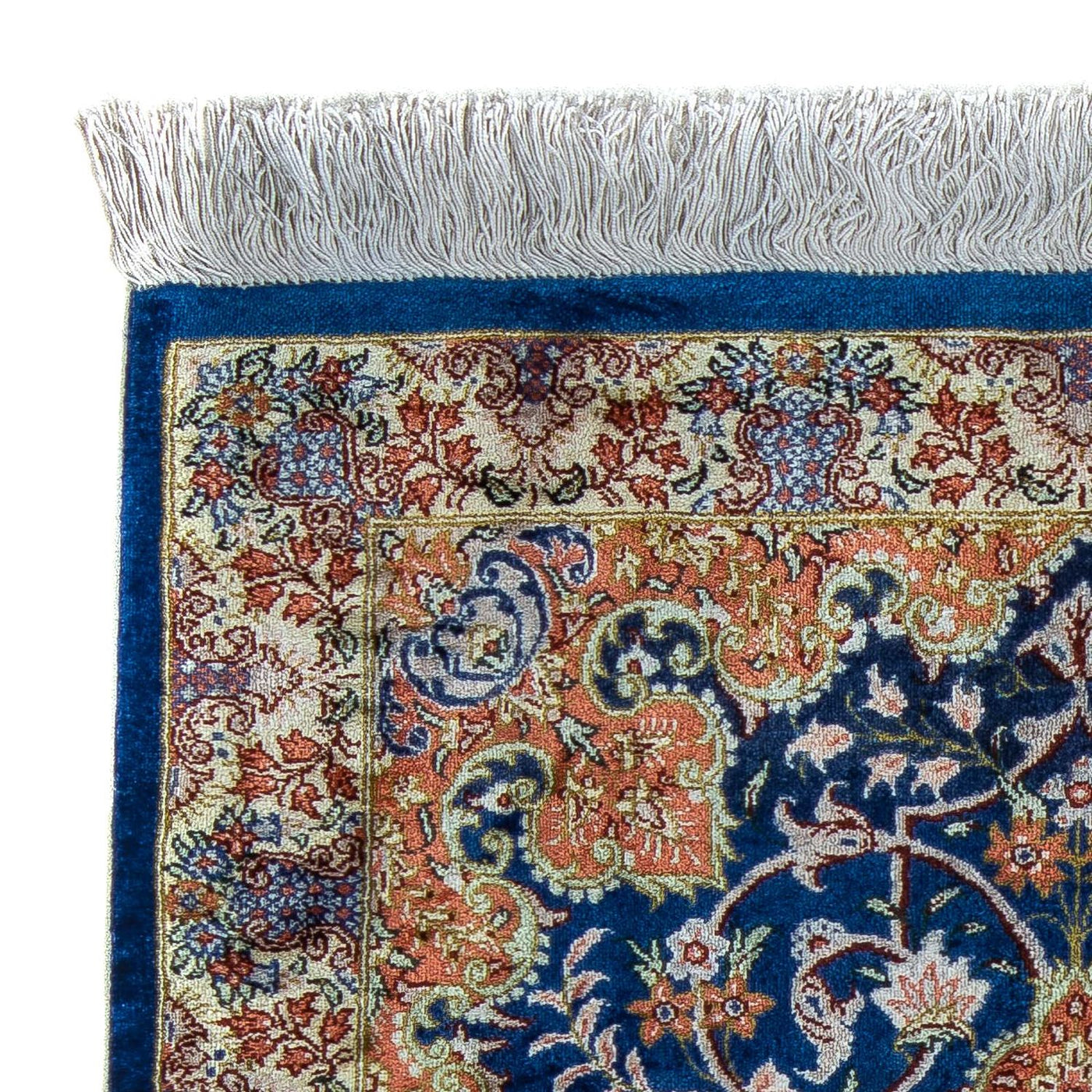 Qom Tapijt 78x55cm - Perzisch tapijt