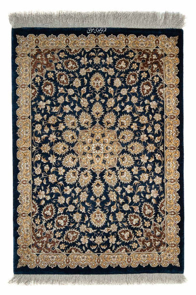 Qom Tapijt 55x84cm - Perzisch tapijt