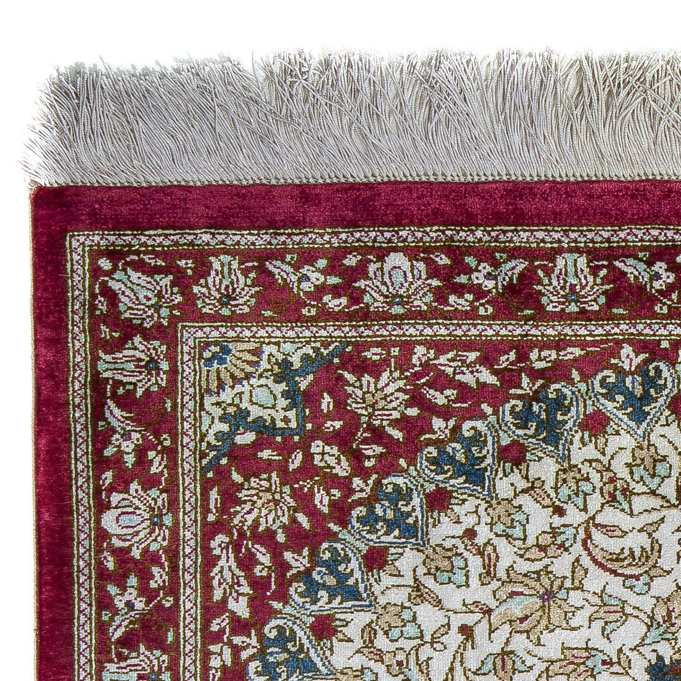 Qom Tapijt 78x60cm - Perzisch tapijt