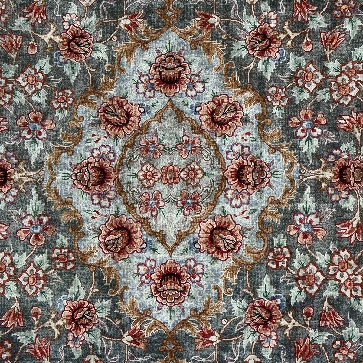 Perzisch tapijt - Ghom - 77 x 56 cm - veelkleurig