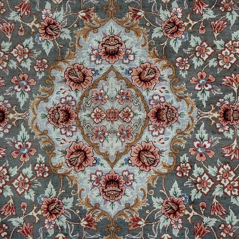 Perzisch tapijt - Ghom - 77 x 56 cm - veelkleurig