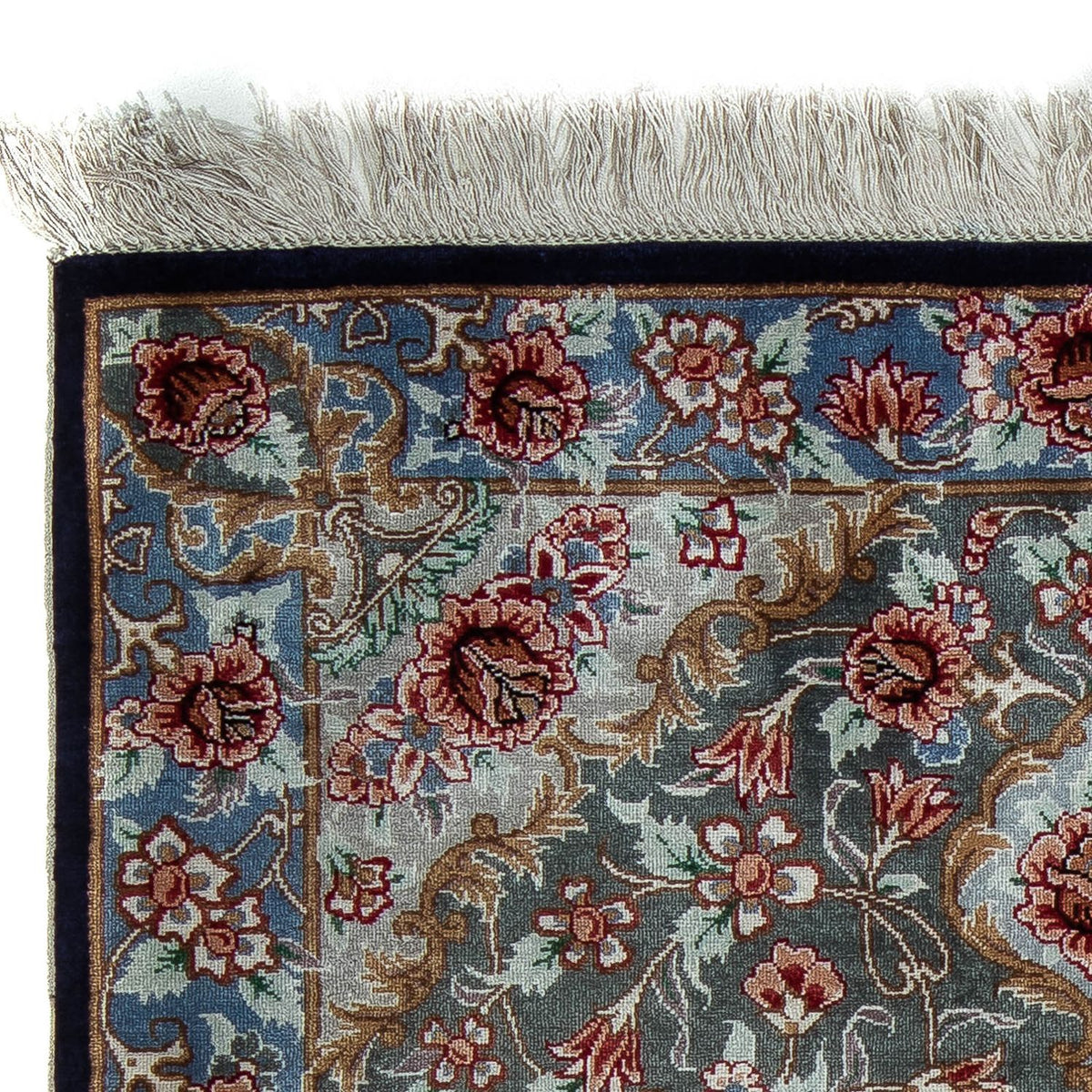 Perzisch tapijt - Ghom - 77 x 56 cm - veelkleurig