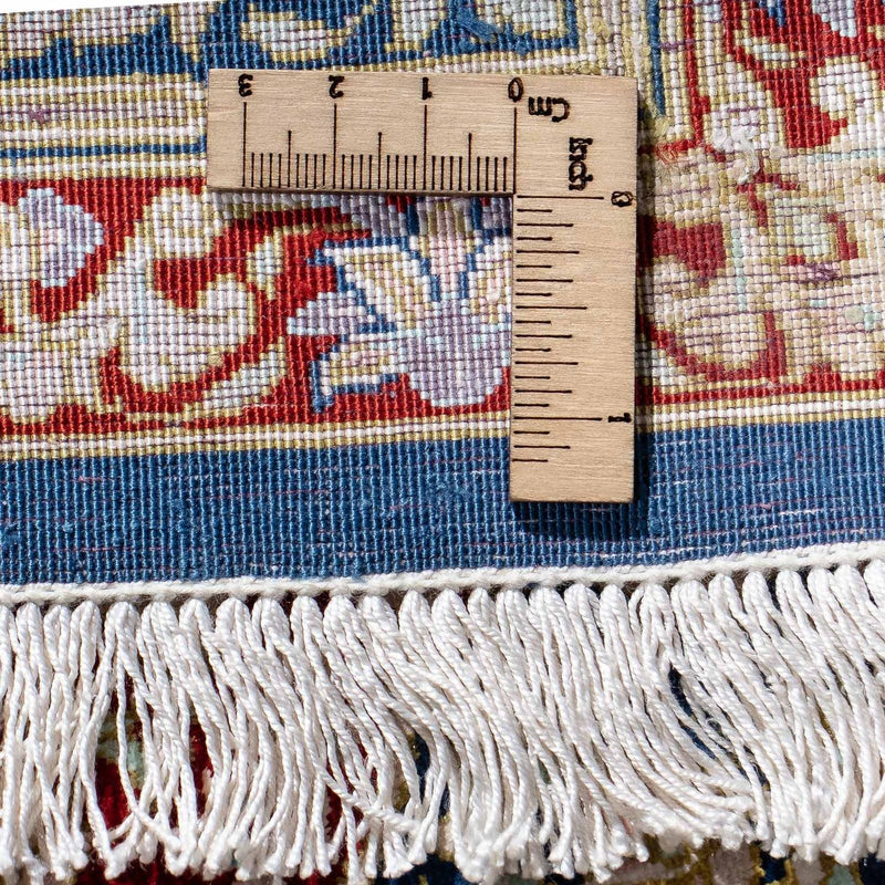 Perzisch tapijt - Ghom - 83 x 53 cm - donkerblauw