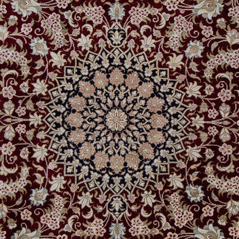 Perzisch tapijt - Ghom - 85 x 58 cm - donkerblauw