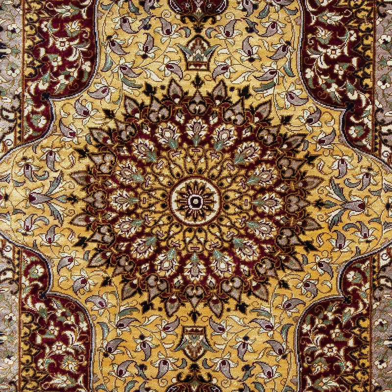 Perzisch tapijt - Ghom - 87 x 59 cm - donkerblauw