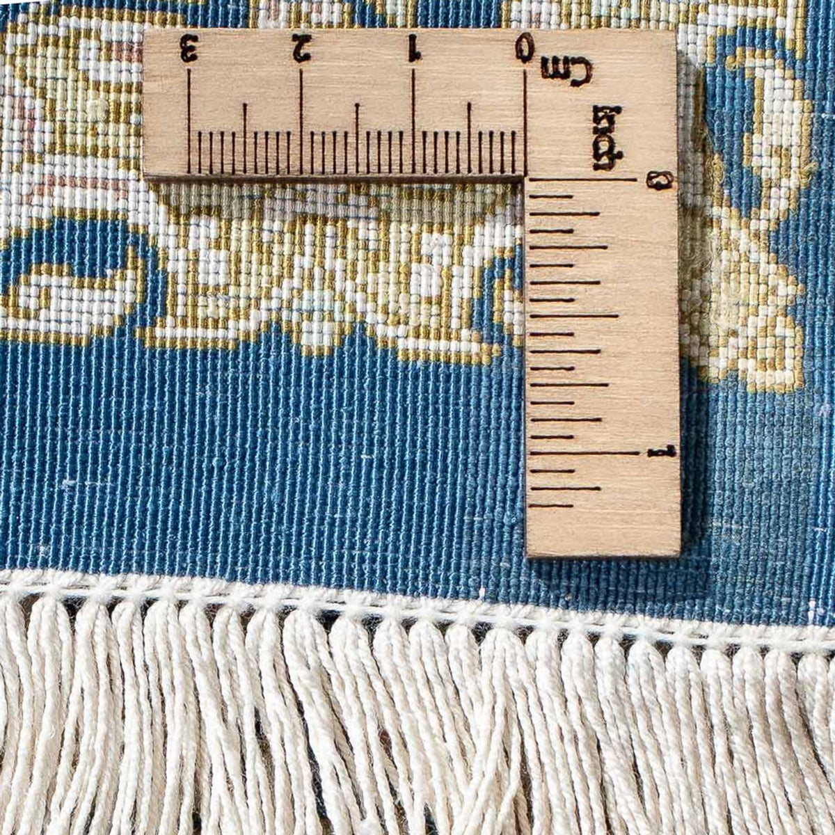 Perzisch tapijt - Ghom - 92 x 61 cm - donkerblauw