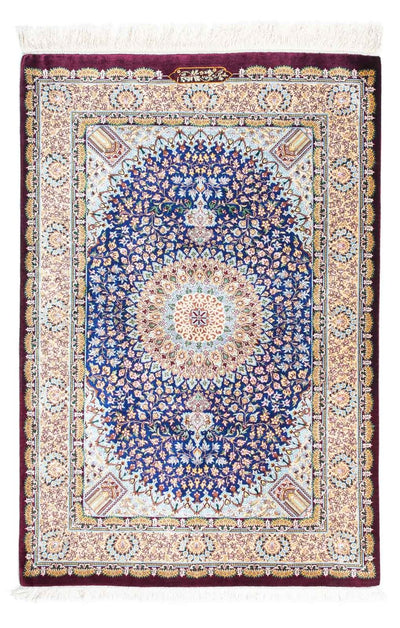 Qom Tapijt 79x117cm - Perzisch tapijt