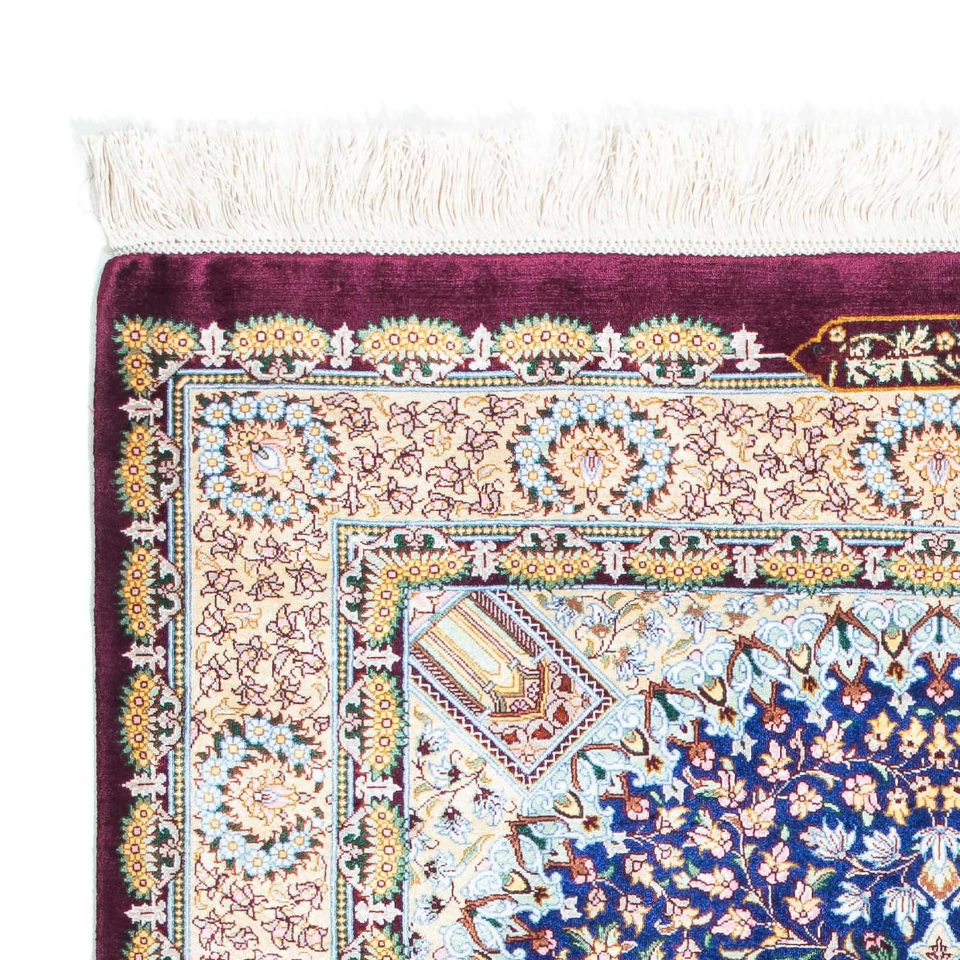 Qom Tapijt 117x79cm - Perzisch tapijt