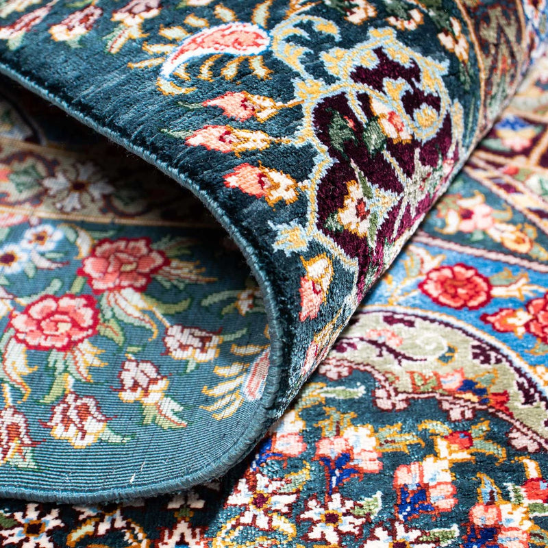 Perzisch tapijt - Ghom - 118 x 79 cm - veelkleurig