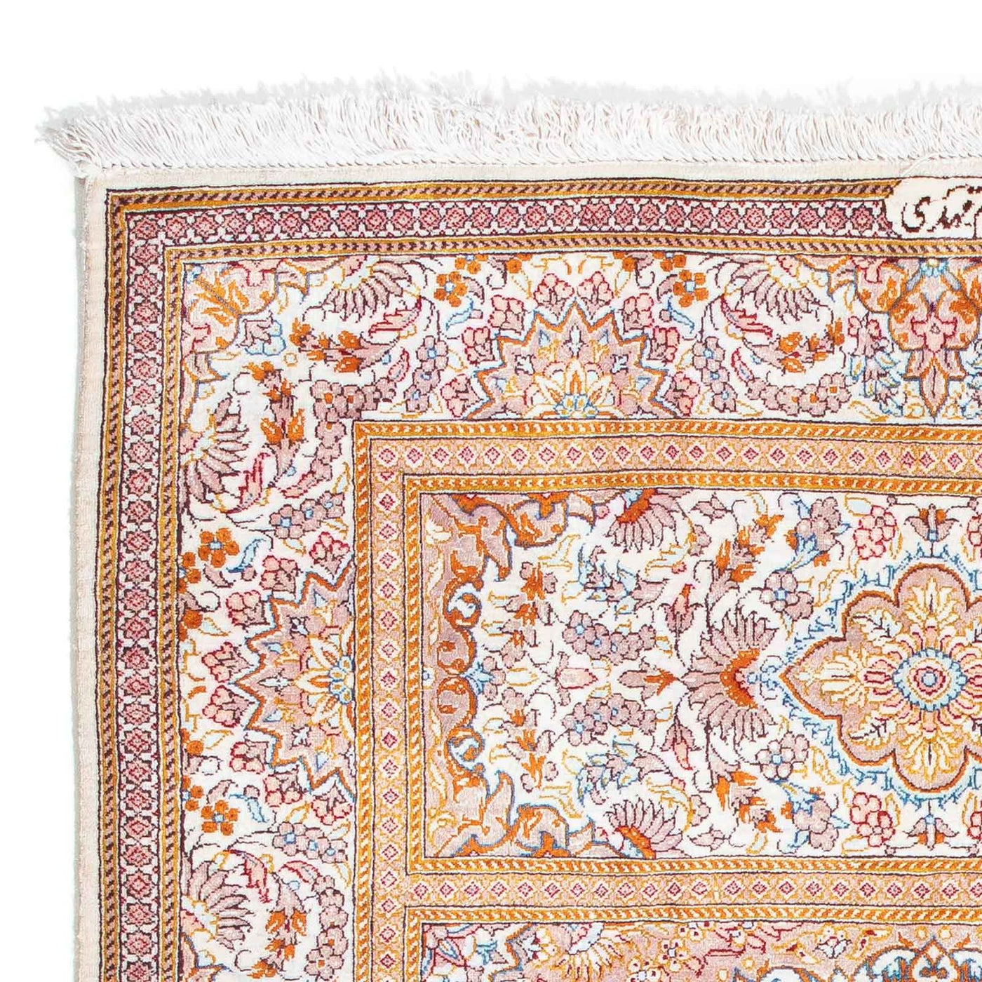 Qom Tapijt 122x78cm - Perzisch tapijt