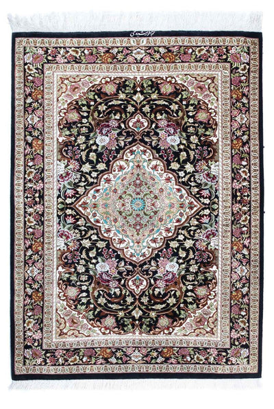 Qom Tapijt 80x114cm - Perzisch tapijt
