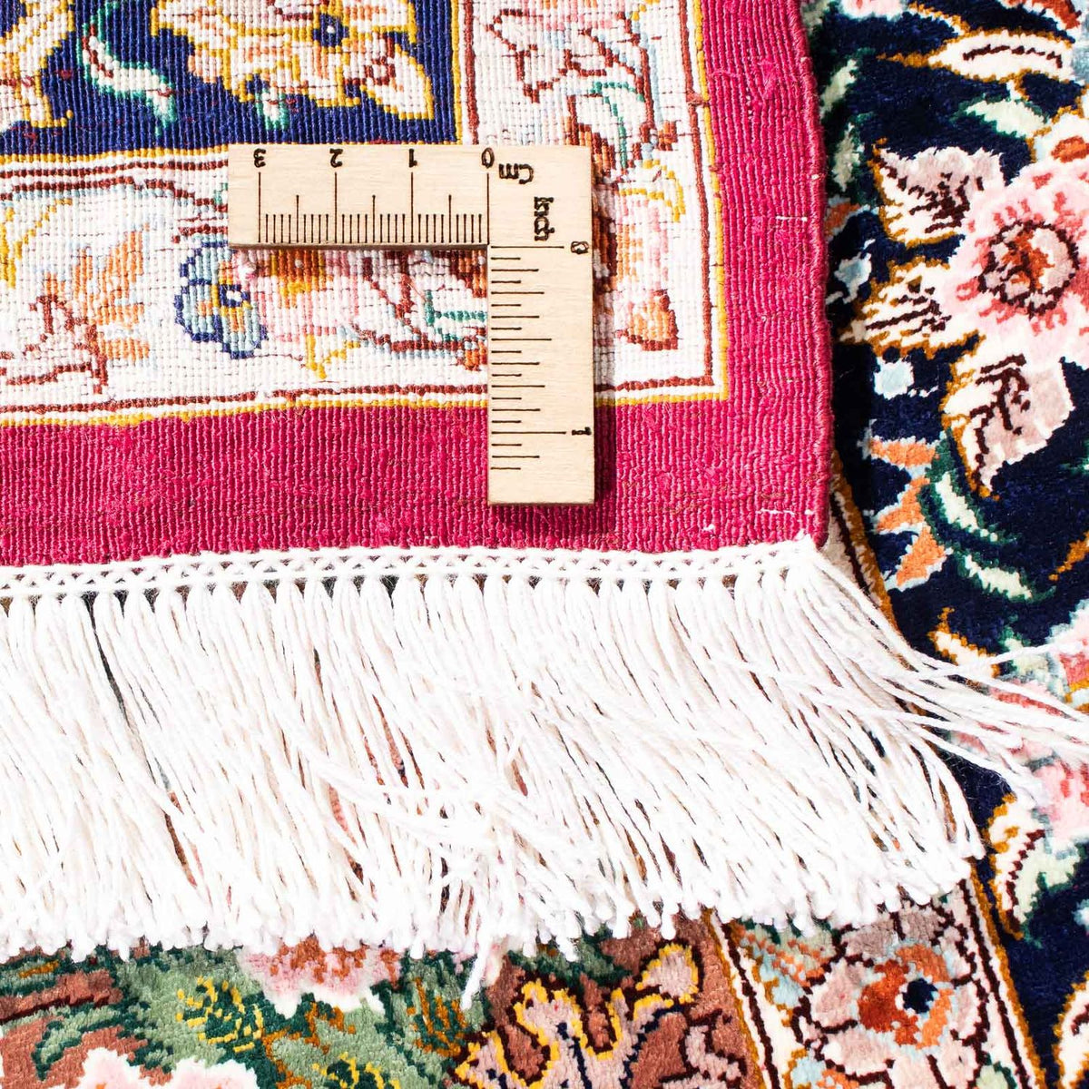 Perzisch tapijt - Ghom - 119 x 79 cm - donkerrood