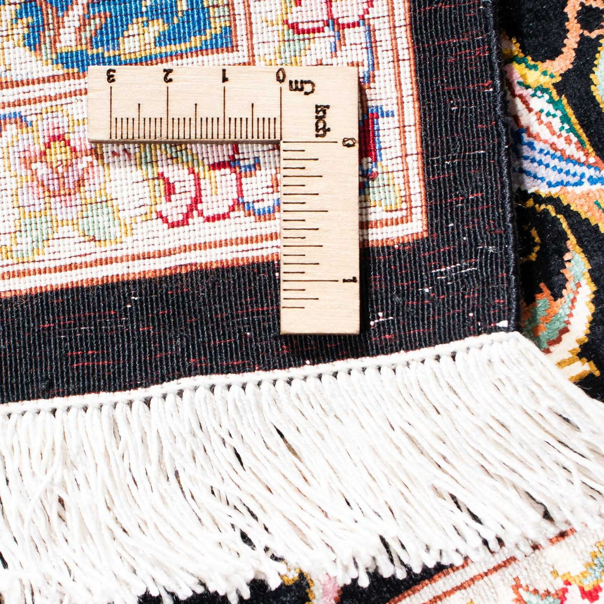 Perzisch tapijt - Ghom - 118 x 77 cm - donkerrood