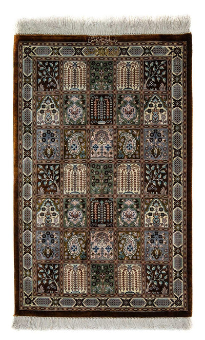 Qom Tapijt 57x92cm - Perzisch tapijt