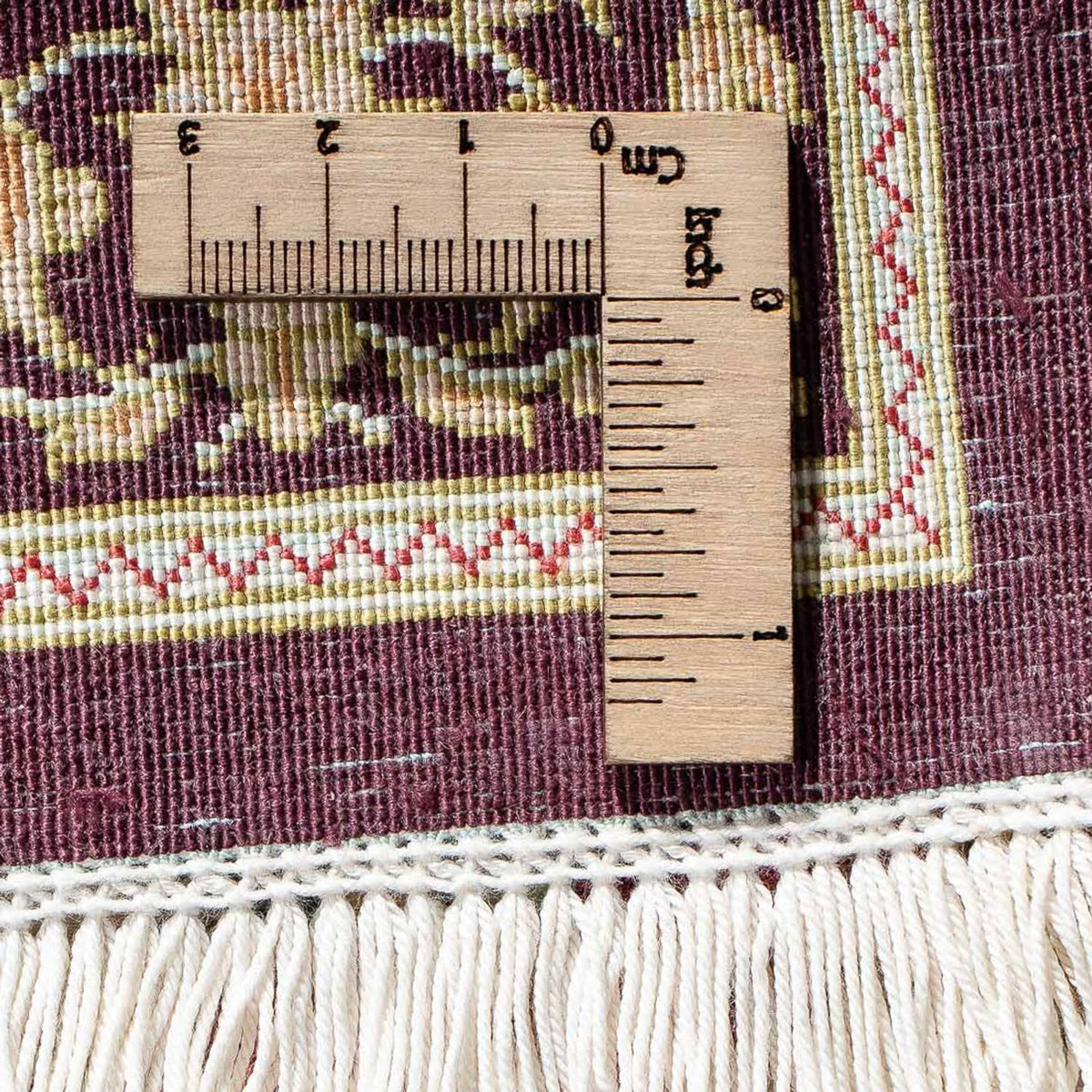 Perzisch tapijt - Ghom - 93 x 60 cm - beige