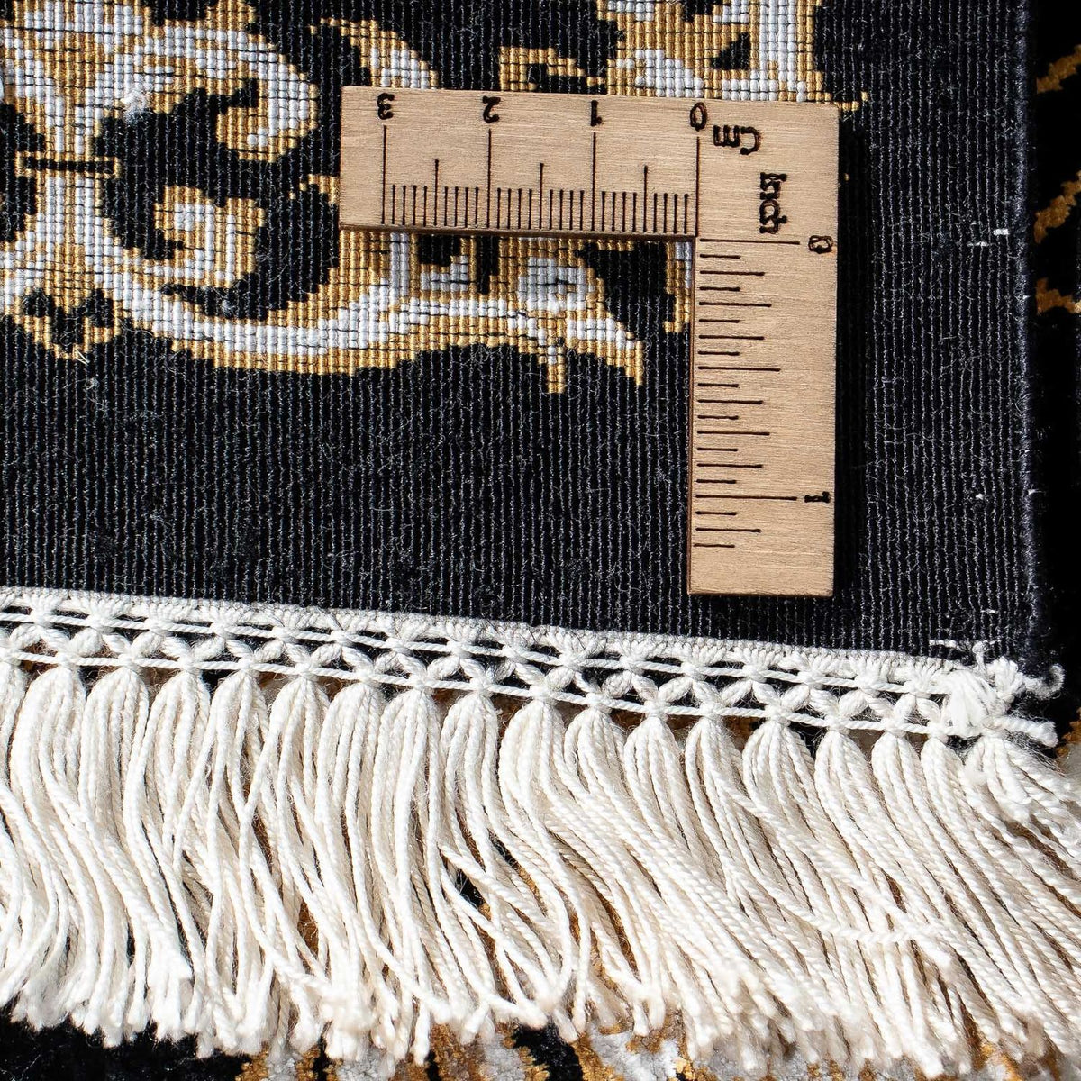 Perzisch tapijt - Ghom - 87 x 57 cm - donkerblauw