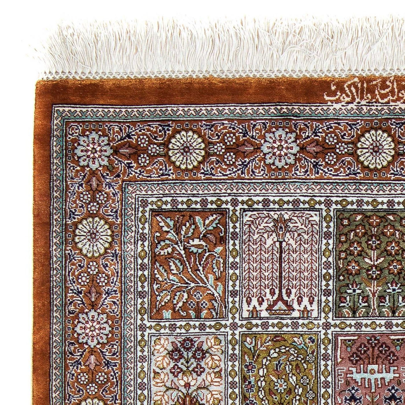 Qom Tapijt 92x59cm - Perzisch tapijt