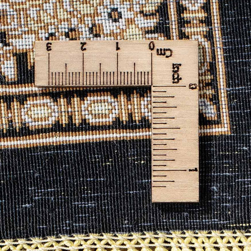 Perzisch tapijt - Ghom - 90 x 60 cm - donkerblauw