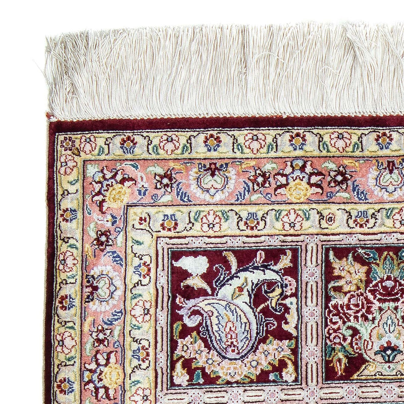 Perzisch tapijt - Ghom - 86 x 60 cm - veelkleurig