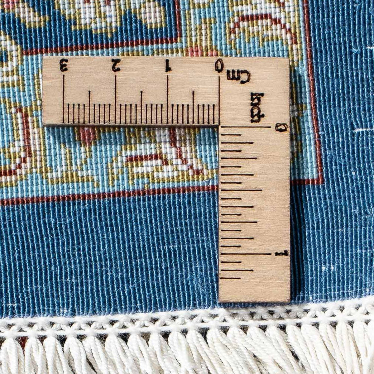 Perzisch tapijt - Ghom - 89 x 59 cm - donkerblauw