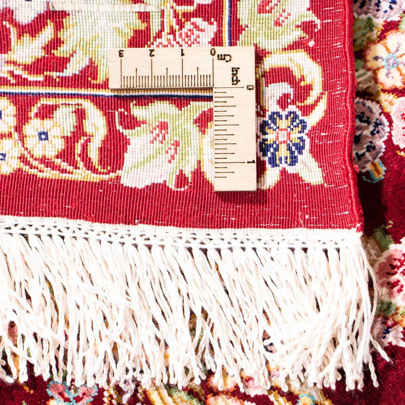 Perzisch tapijt - Ghom - 122 x 85 cm - donkerrood