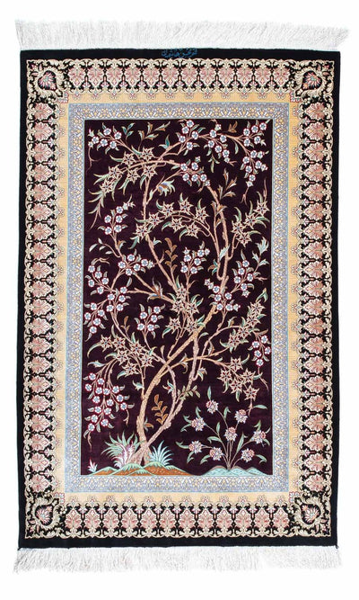 Qom Tapijt 79x123cm - Perzisch tapijt